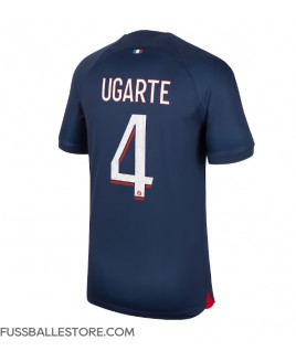 Günstige Paris Saint-Germain Manuel Ugarte #4 Heimtrikot 2023-24 Kurzarm